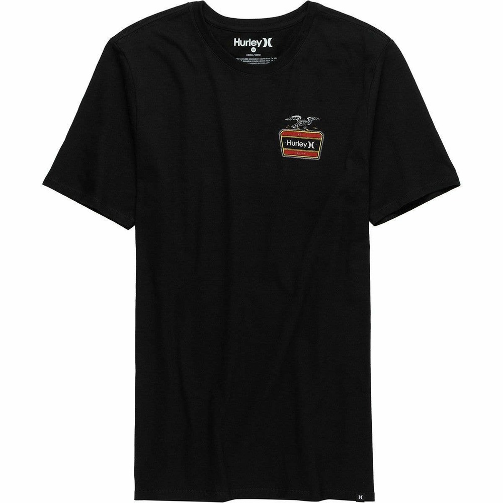 Hurley Men's Flybye Tee T-Shirt - Black